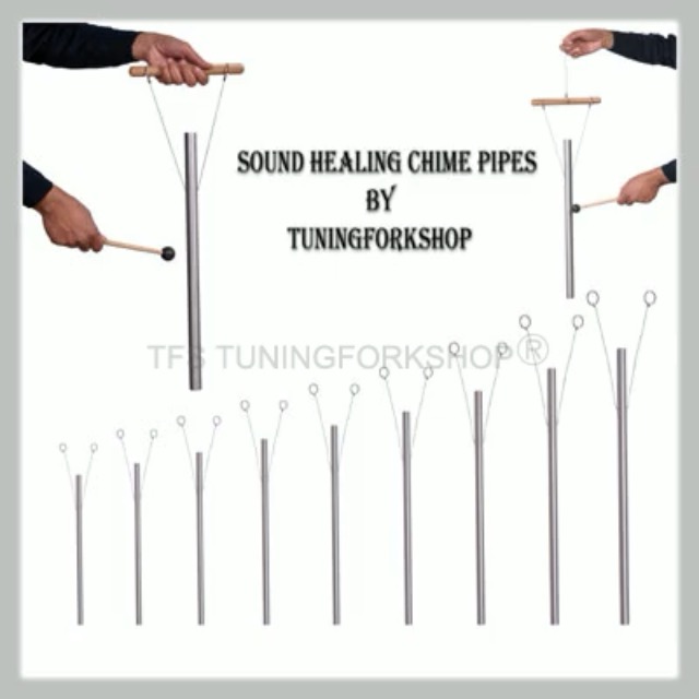 Watch 9 solfeggio pipes for sound healing including 528 pipe on
