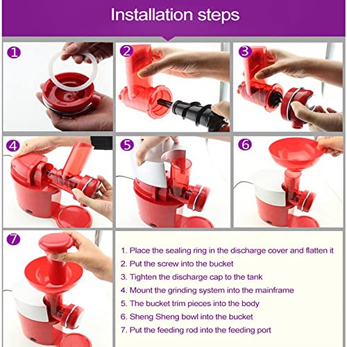 Eismaschine, automatische gefrorene Fruchtdessertmaschine des Haushalts, Fruchteismaschine DIY hausgemachte Milchshake… – Bild 7