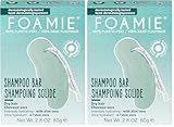 Foamie Festes Shampoo für trockenes Haar mit Aloe Vera und Mandelöl intensiv feuchtigkeitsspendend 100% vegan und plastikfrei 80g (Packung mit 2)