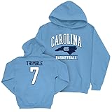 NIL Store Seth Trimble UNC Men's Basketball Carolina Blue Arch Hoodie