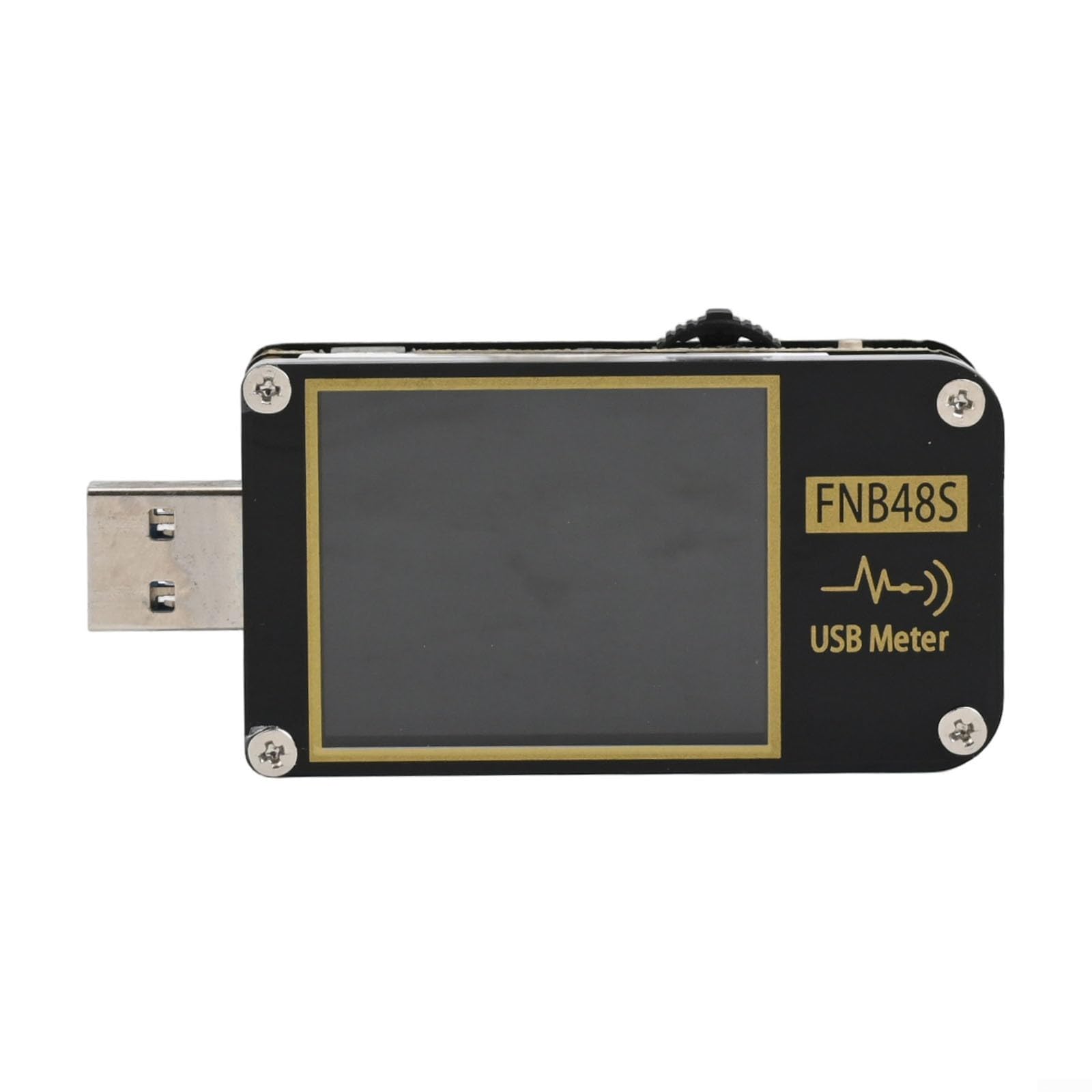 FNB48S Tester USB Misuratore di potenza Rilevatore di corrente di tensione per Qc4 PD3.0 Analizzatore di protocollo di ricarica rapida per display HD da 1,77 pollici per capacità della batteria (senza