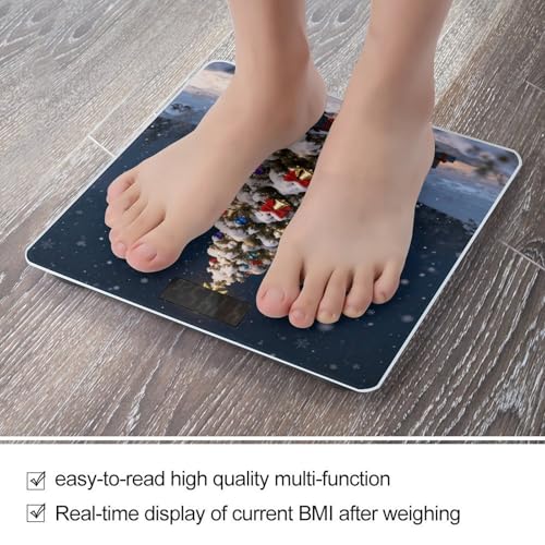 Báscula digital de baño con pantalla LCD y diseño seguro miniatura 5