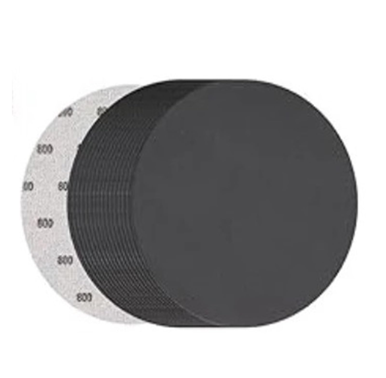 Herramientas de carpintería pulidas Metal papel disco lijado seco y húmedo Universal Adecuado para lijar muebles, madera y metal(80,50pcs,6inch 150mm)