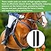 Qwtqwt 3 Pcs Saddle Shims 2 Sizes Shock Absorption Memory Foam Shims to Adjust Saddle Comfort Fit and Protection for Horse,Equine Saddle Pads for Horse Provide Balanced Cushion Support Where