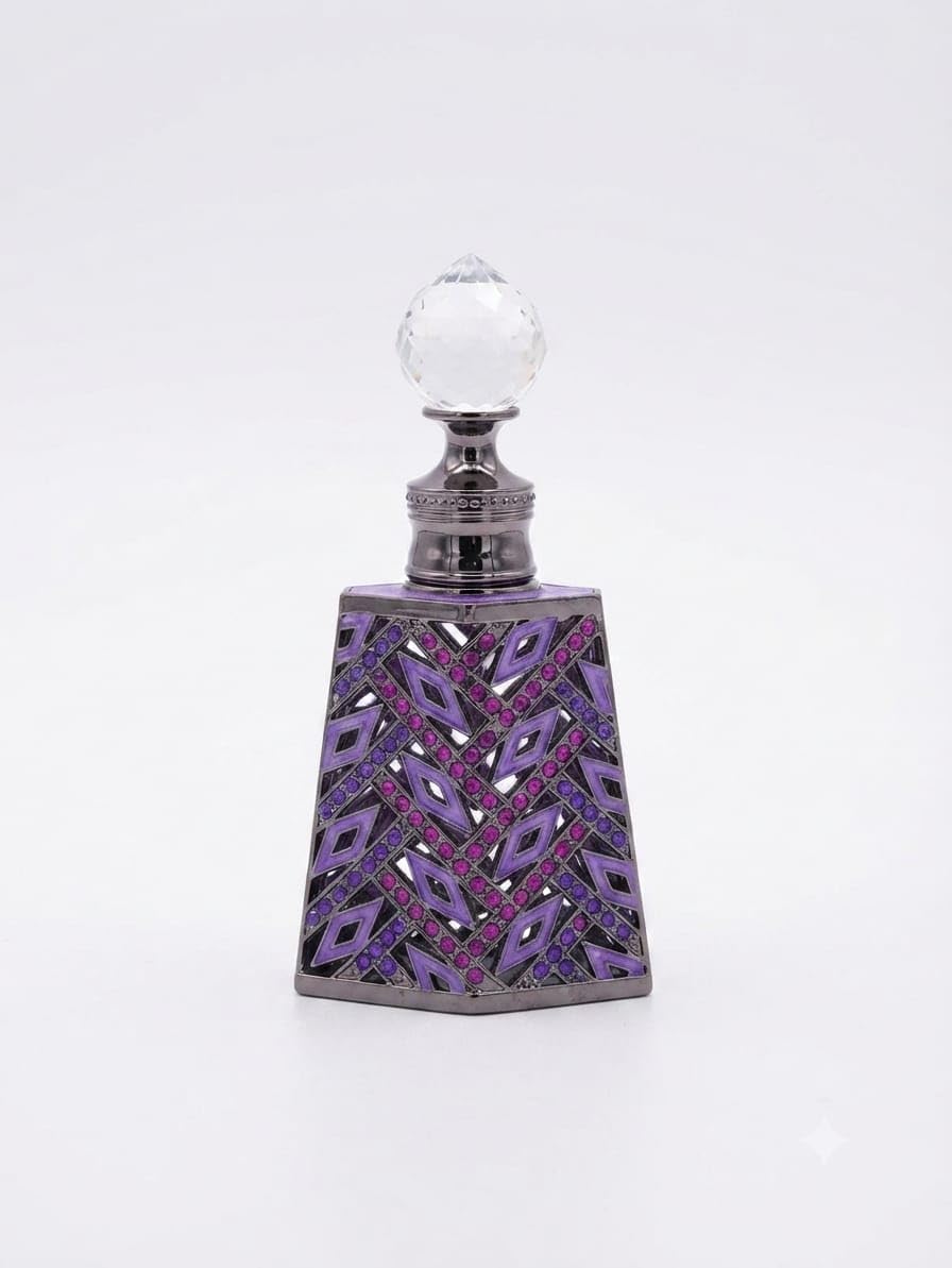 DNP Attar Bottle with Crystal Glass Stopper, Perfect for Storing Essential Oil and Attar,(Empty Reusable and Refillable Bottle)(12 ml)-image-25