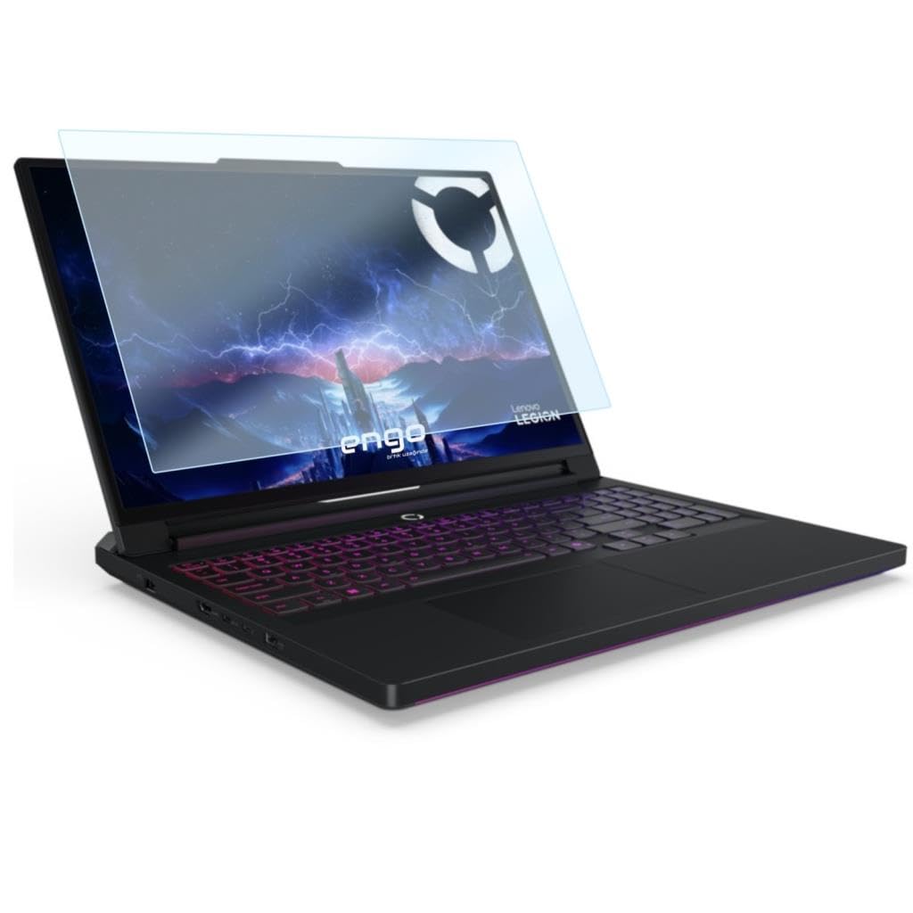 Engo Lenovo Legion Pro 7i Gen 10 16 İnç İle Uyumlu Ekran Koruyucu Notebook, 9h Temperli Kırılmaz Esnek Nano Cam, Çizilmeye Ve Darbeye Dayanıklı Laptop Koruma, Hd Şeffaf 16:10