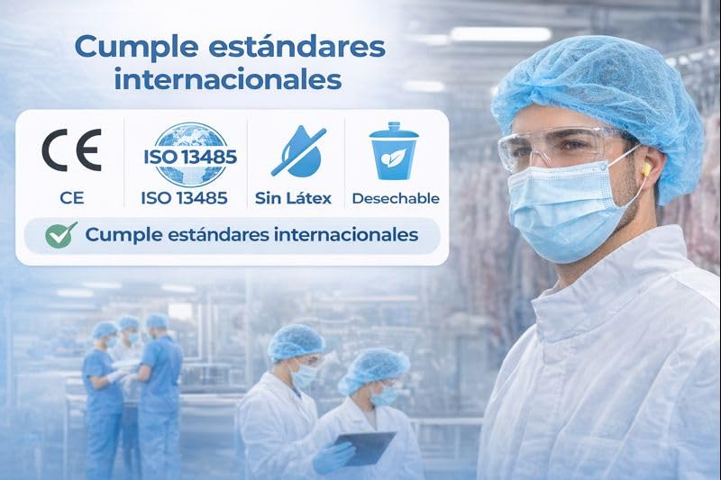 Guantes de nitrilo azul 14 Imagen adicional