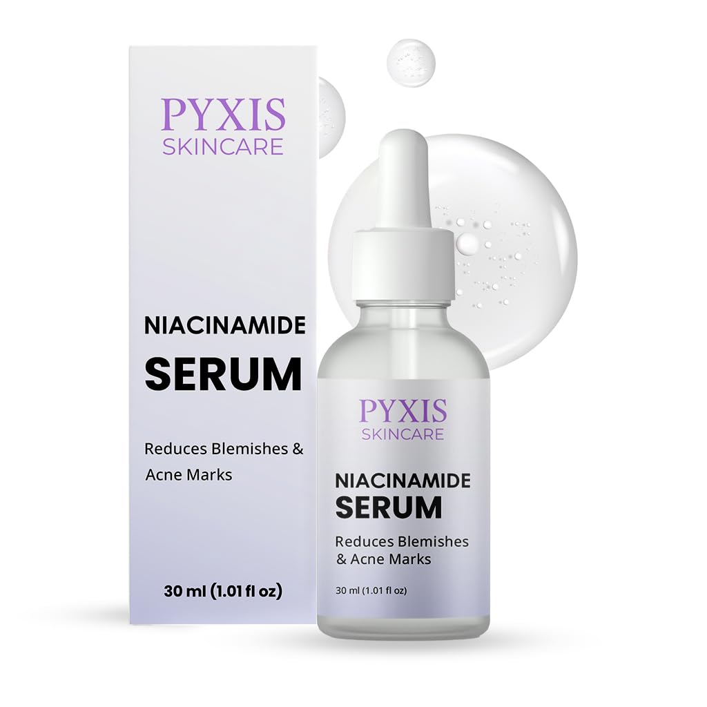 Niacinamide Serum, Reduces Blemishes & Acne Marks | Niacinamide 10% Face Serum for Glowing & Bright Skin | Helps Reduce Dark Spots, Acne Marks, Oil Control & Open Pores | 30ml (1.01 fl oz)