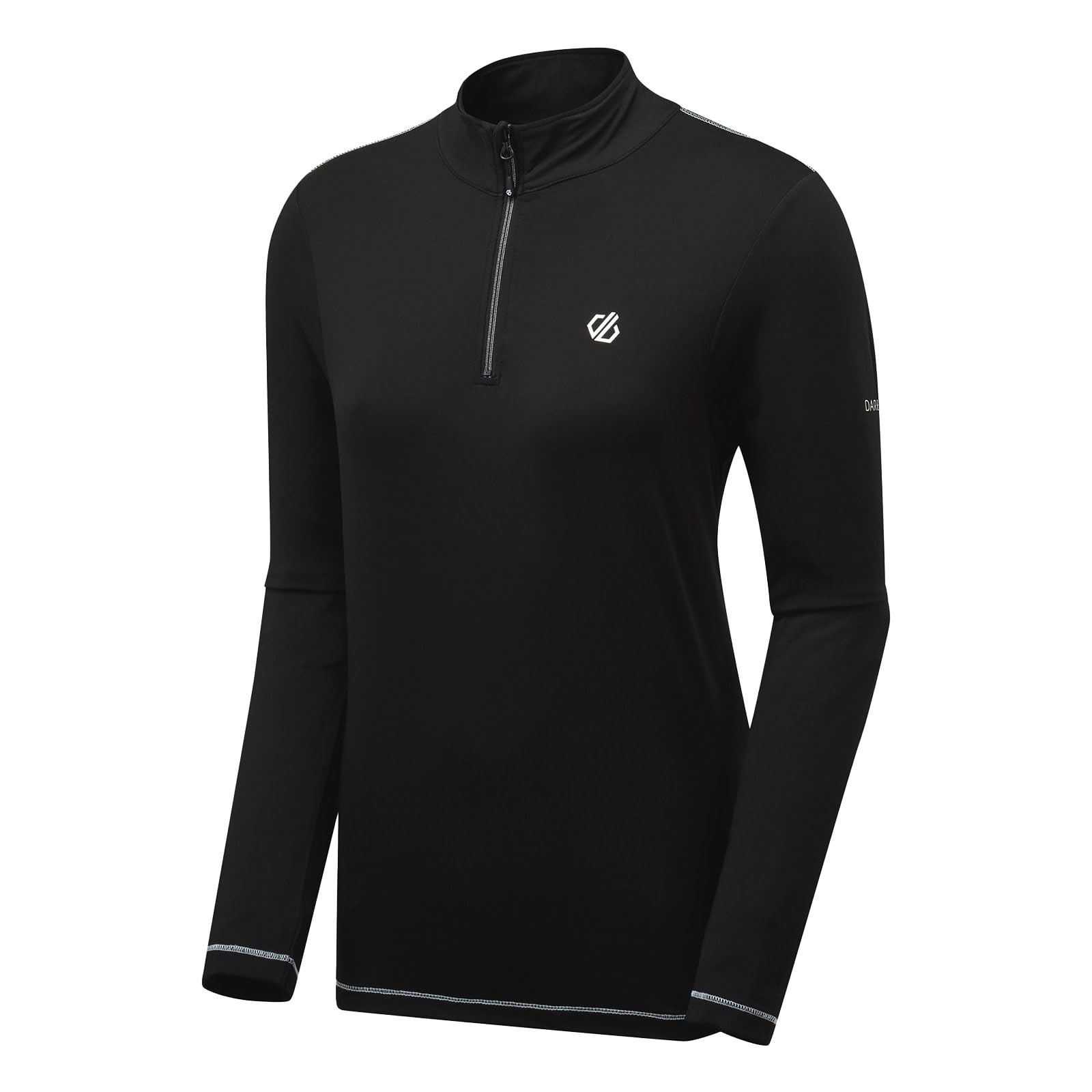 Dare 2b Lowline II sous-Couche Technique Légère avec Propriété de Séchage Rapide et 1/2 Zip D'ouverture Stretch Midlayer Femme