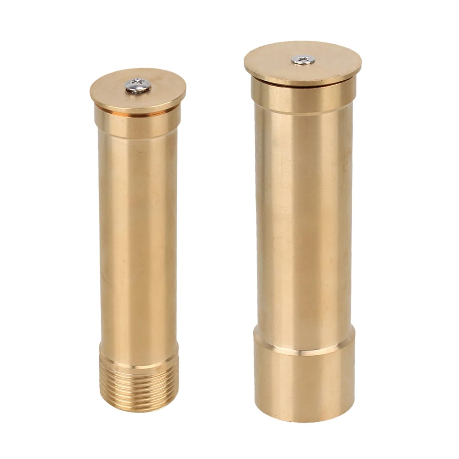 LINYpA66 Fountain Nozzle Head Brass Mushroom & Hemisphere Pool Jet Nozzle, 1/2" DN15 & 3/4" DN20 Connectors(DN15)