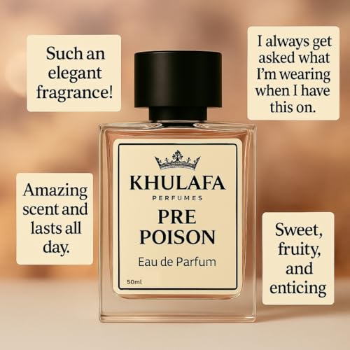 Image of Pre Poison Inspired Perfume for Women | Alluring Scent with Jasmine, Orange Blossom & White Musk | Long-Lasting | Perfect for Romantic Evenings & Gifting | 50ML Elegance