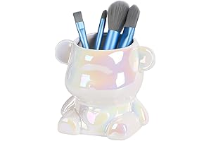 Ceramic Makeup Brush Holder - Elevate Your Vanity with Style