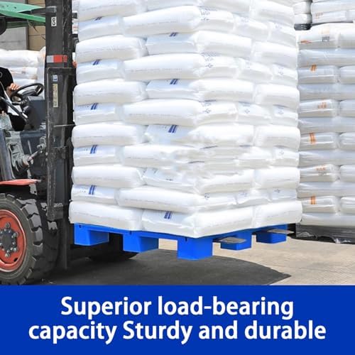 Heavy-Duty Moisture-Proof Plastic Pallets for Basement & Warehouse Storage, Waterproof Indoor/Outdoor Use, Durable Space-Saving Solution for Supermarkets