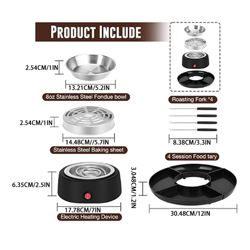 Máquina para hacer s'mores con enchufe europeo, gran capacidad, ideal para fiestas y celebraciones. Asadora eléctrica portátil de malvaviscos para