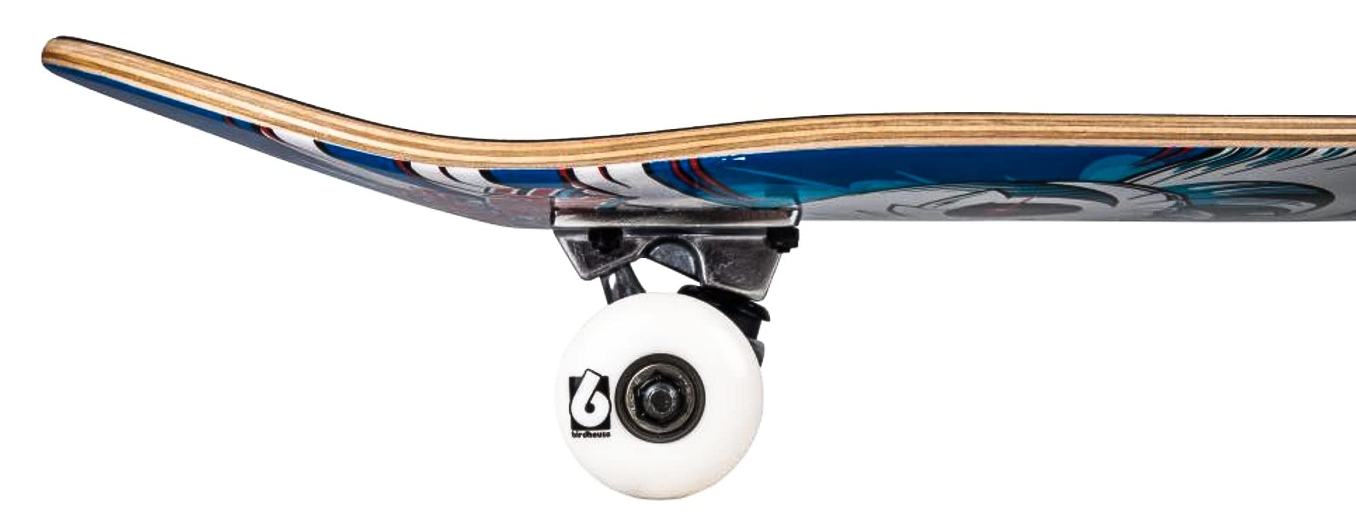 Birdhouse Stage 1 Hawk Spiral Factory Skateboard Complet Bleu 7,75"