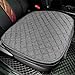 surpassme 2 Comfortable Car Seat Covers Universal Front Seat Coves for Car Accessories with Storage Pockets, Padded Car Interior Covers for Automotive, SUV, Truck, and Van (Grey)
