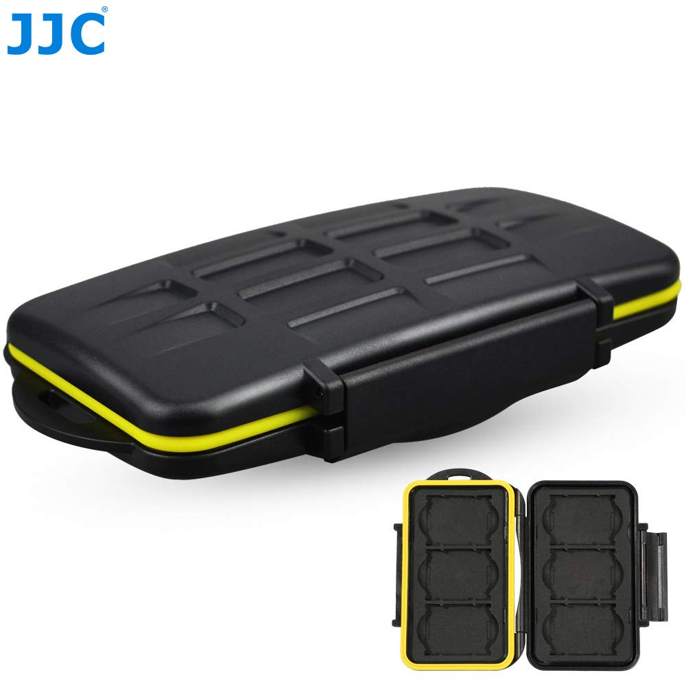 JJC Memory Card Case Custodia Protettiva Immagazzinaggio Resistente All'acqua per 6 XQD CFexpress Tipo B Carte