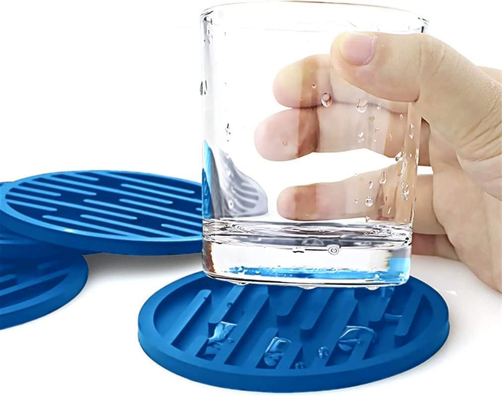My Creative Hut Silicone Coasters Set Pot Holder Drink Coasters Perfect Tea Coasters for Dining Table for Hot Pots All Type of Glasses Mugs hot and Cold (Blue, 6, Count) (B0CGQ15X66) Amazon Price History, Amazon Price Tracker