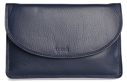 Sac à bandoulière Isabelle SADDLER en cuir slimline noir pour femme