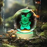 CULDETHA 3D Springtrap Crystal Ball Night Light with Colorful LED Light Base,Home Decor and Gift for Kids, Christmas Classmates and Kids Birthday (Multicolor Springtrap)