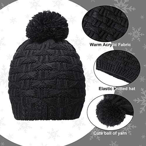 Women Winter Hats Scarf and Gloves Set for Women Including Ear Covers Cold Weather Scarves Hats Knit Beanie Scarf Glove4