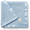 Little Giraffe Chenille Baby Blanket 29x35 Soft Chenille with Satin Trim, Blue - Ultra-Soft, Gentle & Safe, Lightweight & Breathable - Ideal for Newborns & Toddlers