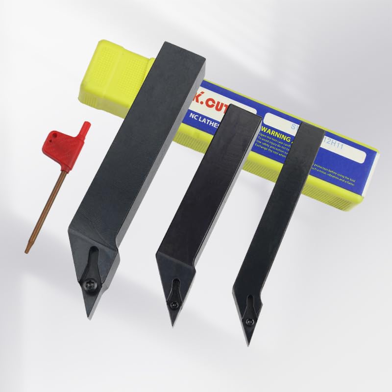 1pc SVJCR1212 SVJCR1616 SVJCR2020 SVJCR2525 External Turning Tool SVJCR SVJCL Lathe Bar Turning Holder CNC Cutter Bar(SVJCR1212H11)