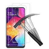 ANEWSIR 2 Stück Schutzfolie Glass kompatibel mit Samsung Galaxy A50/M30s/M31/M21 Displayschutzfolie,9H Härte,Anti-Kratzen,Blasenfrei HD Klar Displayschutzfolie,Einfacher Montage