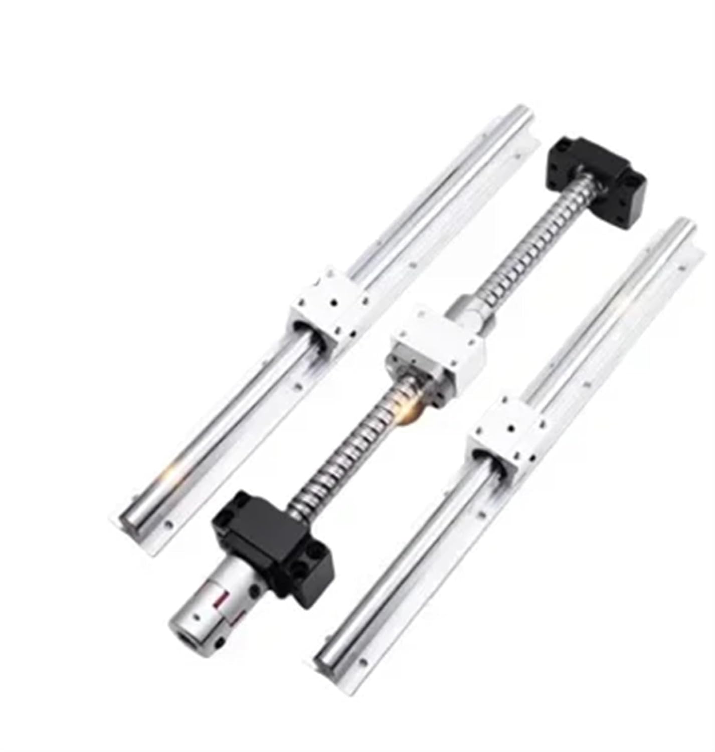 Ball Screw, Linear Guide Ball Screw 2pcs SBR16 Linear Rail+4pcs SBR16UU Blocks+1set SFU1605 Ballscrew Set for Part(650mm)