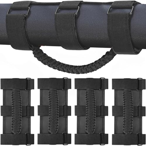 Image of moveland Grab Handle for Jeep Wrangler Jeep Wrangler 1955-2023, 4 Pack