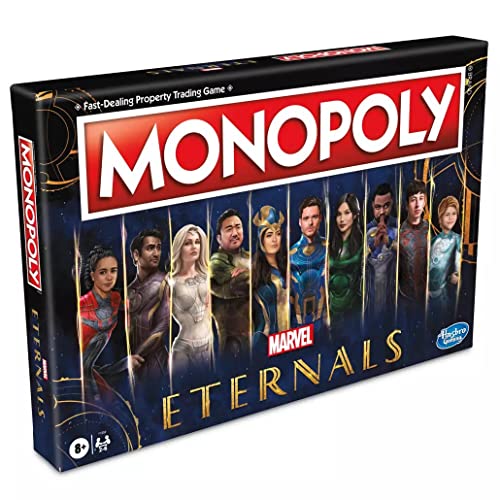 Monopoly: Marvel Studios' Eternals Edition Board Game para fans de Marvel, juego para 2-6 jugadores, niños desde 8 años miniatura 1