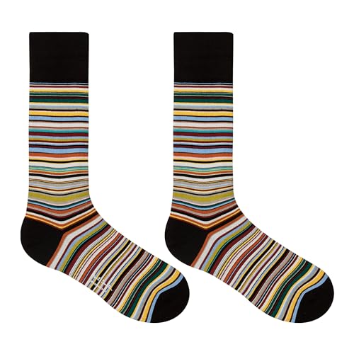 PS Paul Smith Men's Signature 3-Pack Socks, Multicolor, One Size4