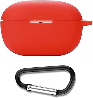 حافظة حماية سيليكون بخطاف لسماعات انكر لايف دوت 3i (احمر)