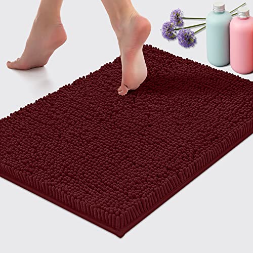 LuxUrux Chenille Microfiber Bath Mat