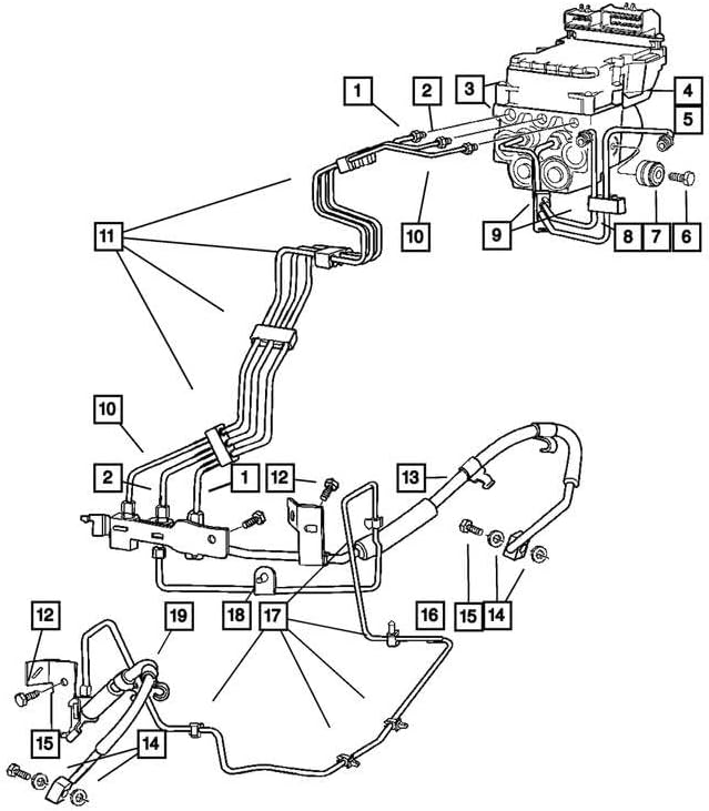 Master Cylinder To Hcu Tube Assembly, Brake