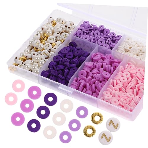 VILLFUL 1 Juego De Cerámica Blanda Para Hacer Pulseras, Kits De Cuentas Para Niños De 8 A 12 Años, Cuentas De Arcilla, Cuentas Para La Cintura, Kit Para Hacer Pulseras, Artículos Para