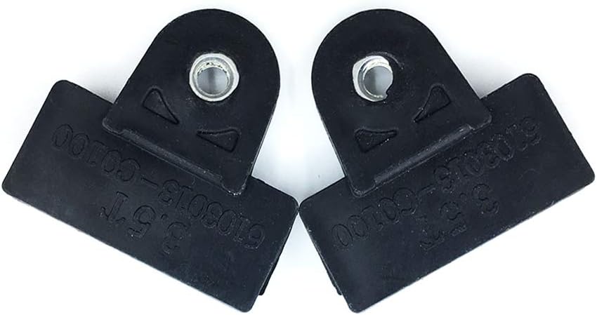 Window Door Glass Channel Clips for(Power& Manual) W/Tips Compatible with Toyota Tacoma RAV4 Previa Pick up Honda Accord Civic (Black)