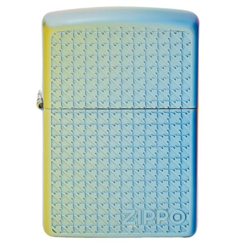 Encendedor Zippo aceite titanio doble cara negro