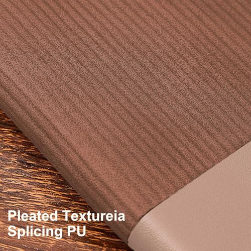 Image of Lined Journal Notebook for Work College Ruled Note Book 7.2 inchx9.6 inch B5 PU Leather Daily Journaling 160 Pages for Women Men Writing Home School Supplies Business (Dark Pink)