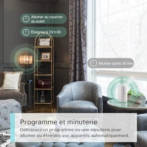 Tapo Prise Connectée sans hub compatible Google Home et Alexa 2 Pack - 3