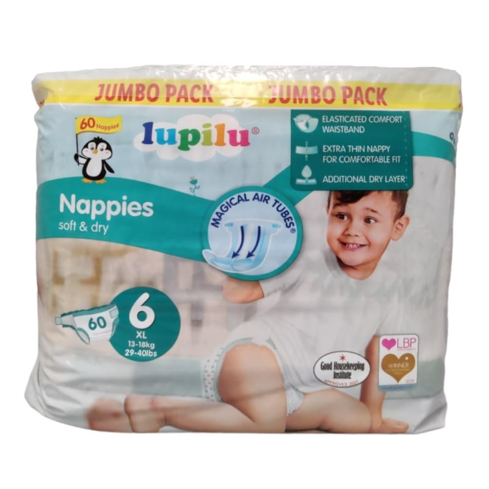 Lupilu Size 6 XL Nappies Jumbo 60 Pack — image 1