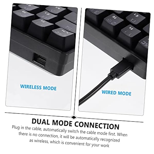 OFFSCH 61 Mechanische Toetsenbord Mechanische Toetsenborden Teclados Inalambricos USB Toetsenbord Full Size Toetsenbord PC Laptop Toetsenbord Computer Toetsenbord Backlight Toetsenbord