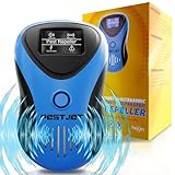 2025 Powerful Mouse Mice Rat Bat Squirrel Repellent (with LCD) - Outdoor/Indoor - Electronic Ultrasonic Pest Repeller Plug in - Deterrent Rodent Control - Electromagnetic Waves Repellent