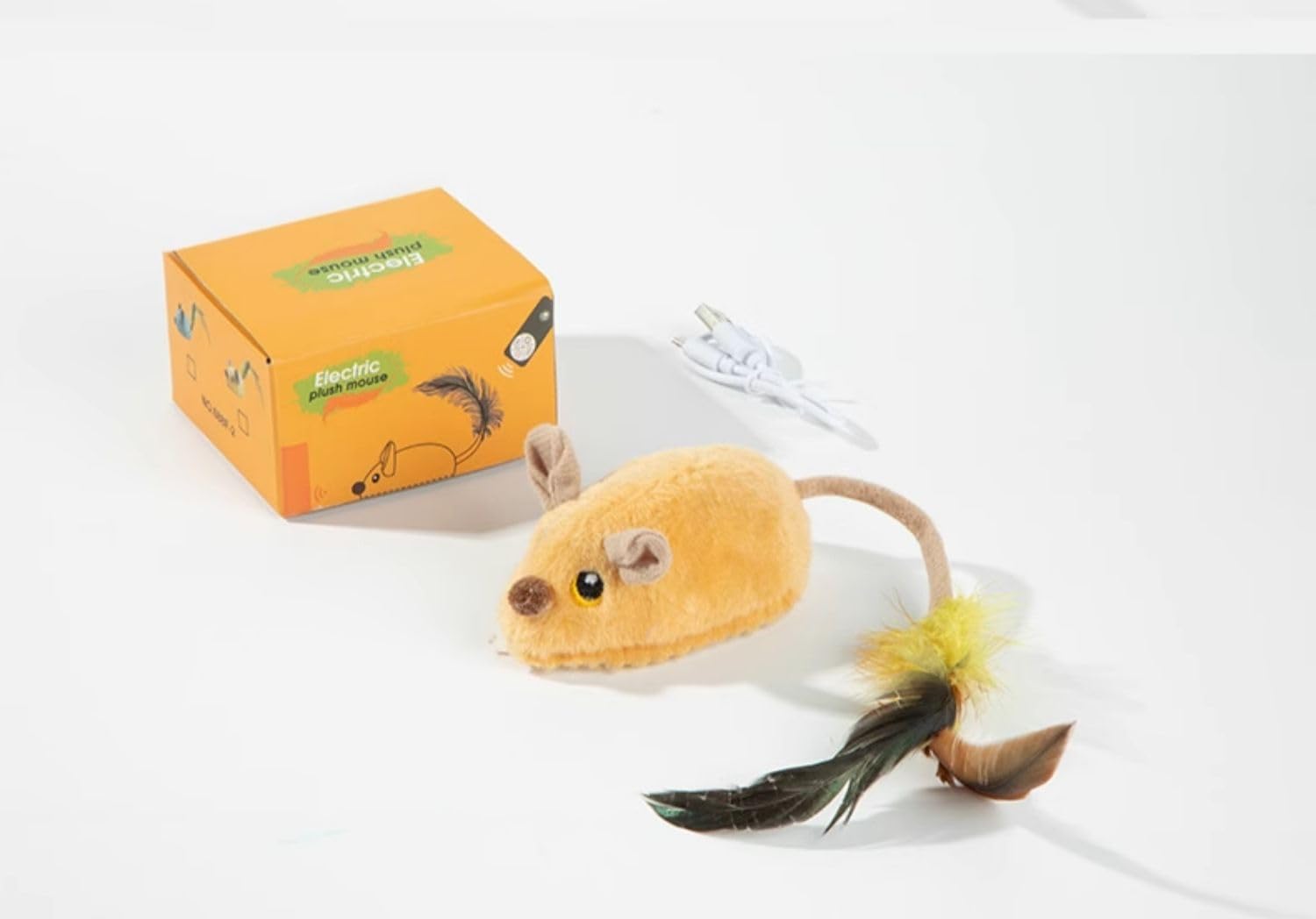 LummiPlay Electronic Mouse, Automatic Cat Toy, Moving with