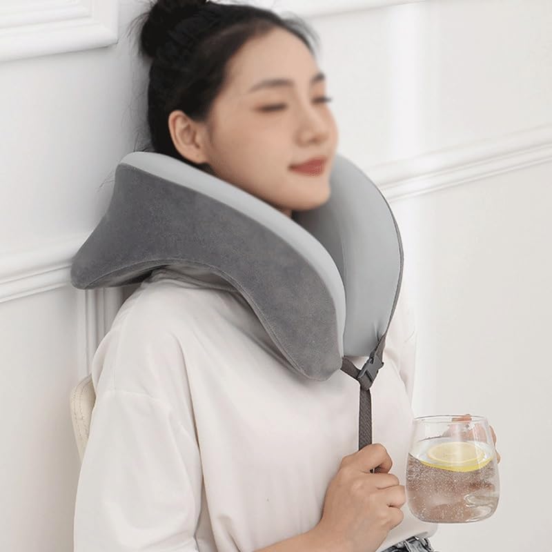 JSEIAJB U-Shaped Pillow Suitable for Lying Down Multi-Functional Memory Foam Neck Support