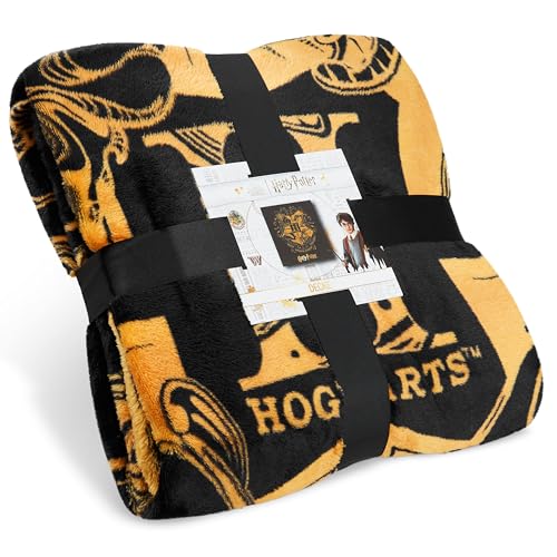 Harry Potter Kuscheldecke 150x130cm, Weiche Fleece Fleece Bett- und...