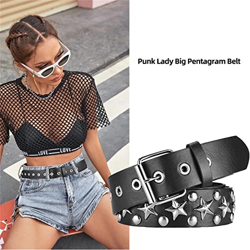 Goth Punk Belt Men's and Women's Punk Belt Belt Rivet Belt for Women and Men3