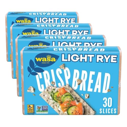 Image of Wasa Light Rye Crispbread, 9.5 Ounce (Pack of 4)