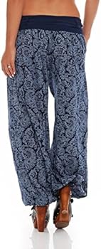 Cambio Stoffen broek met all-over motief, model 'Rainee' in