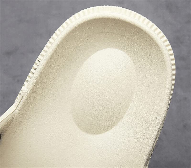 CHUUMEE Mens Sandals Leather Slide Sandals Open Toe Back Strap Comfortable Summer Casual Beach Shoes4